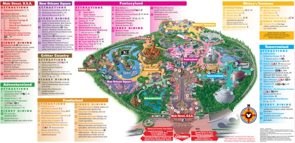 00 disneyland map