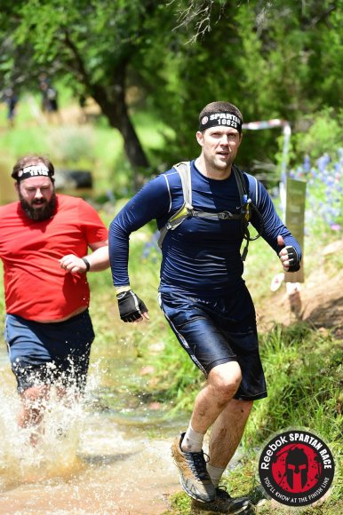 Nate and Hunter in water crossing4