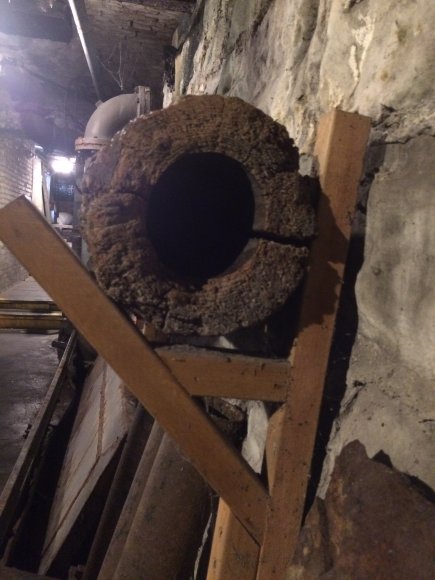 wooden sewer lines