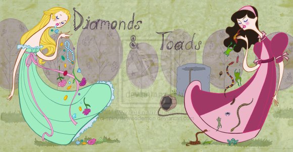 diamonds and toads