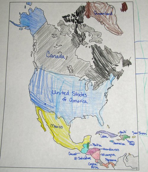 11 north america map