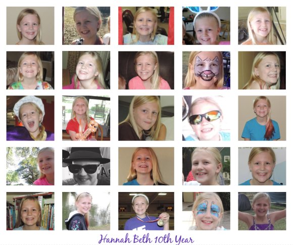 12 hannah 10yr collage