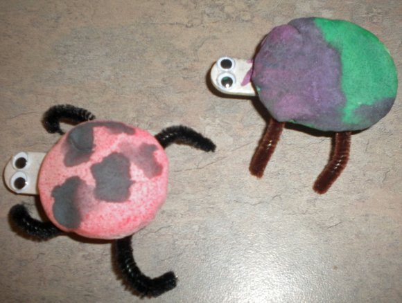 ladybug and turtle