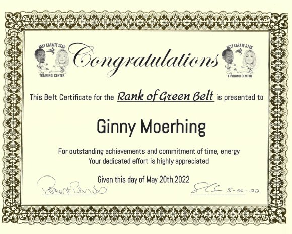 05 green belt ginny