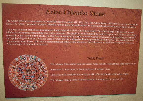 14 aztec calendar stone