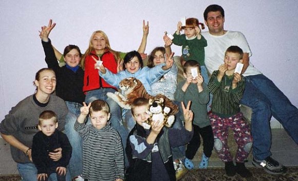 orphanage kids with crosses_becca_nate