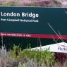 14 great ocean road london bridge sign