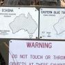 18 wildlife echidna sign