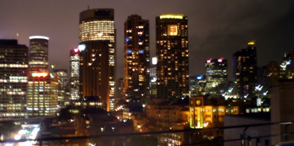 19 Sydney skyline night overexposed