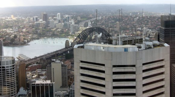 21 sydney tower view harbor bridge