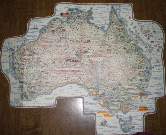 australia map