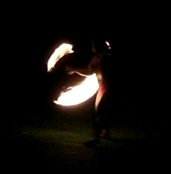 36 fire dancers