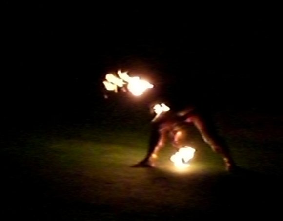 38 fire dancers