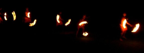 41 fire dancers