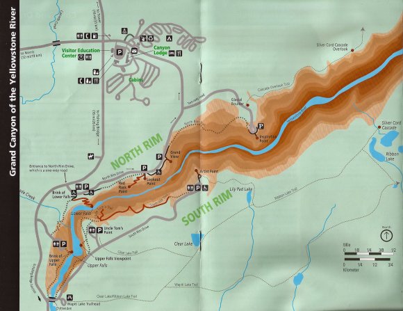 22 canyon area map